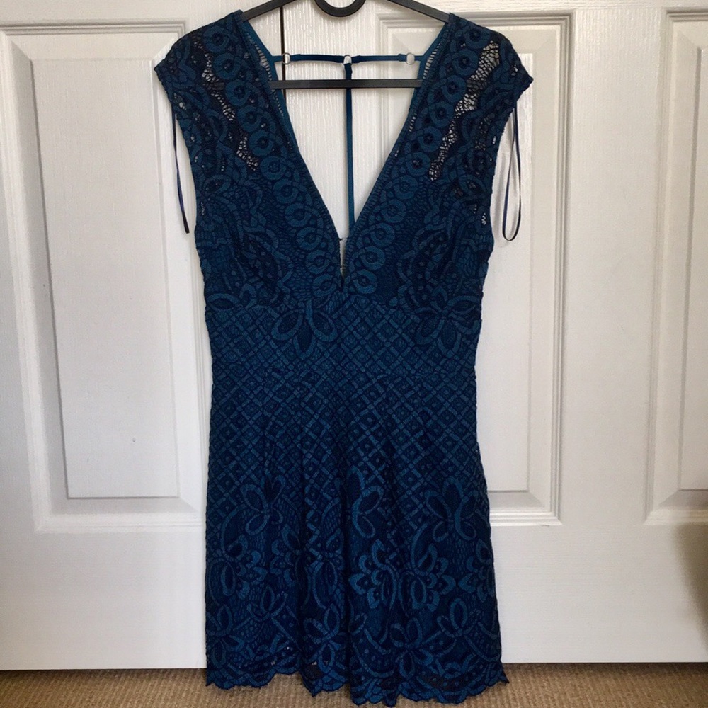 Free People V-neck T-back dress